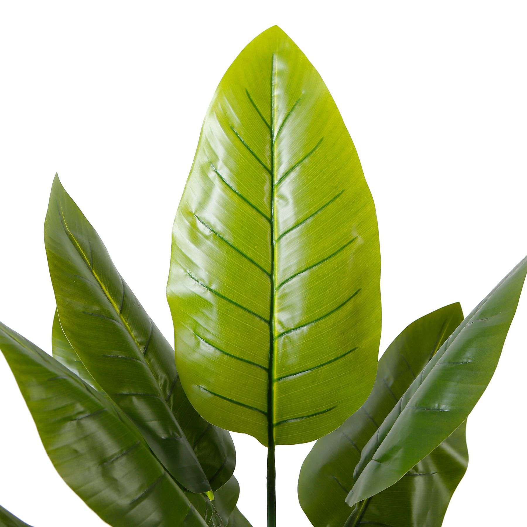 Javi Artificial Spathiphyllum Leaf Potted Plant 51" 