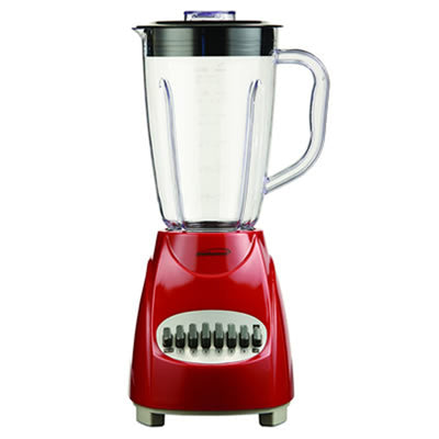 Brentwood 12 Speed Blender with Plastic Jar in Red - Free Shipping 