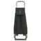 Folding Shopping Cart, Rolser Jet Tweed Joy, Aluminum, Black