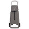 Folding Shopping Cart, Rolser Jet Tweed Joy, Aluminum, Grey