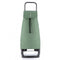 Folding Shopping Cart, Rolser Jet Tweed Joy, Aluminum, Jade Green