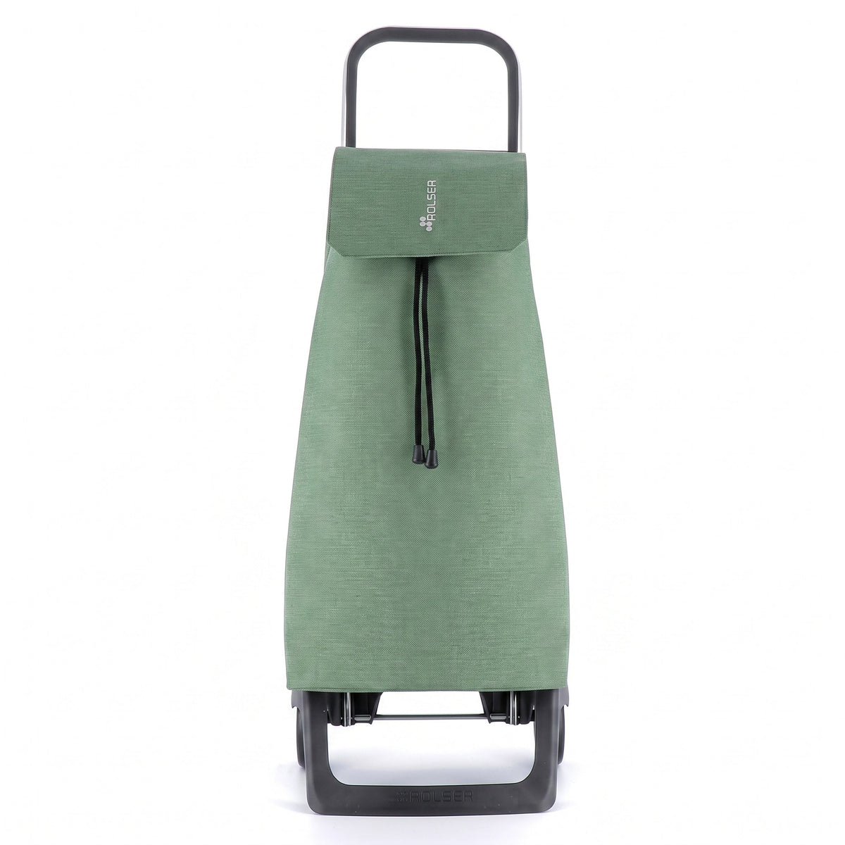 Folding Shopping Cart, Rolser Jet Tweed Joy, Aluminum, Jade Green