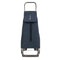 Folding Shopping Cart, Rolser Jet Tweed Joy, Aluminum, Navy