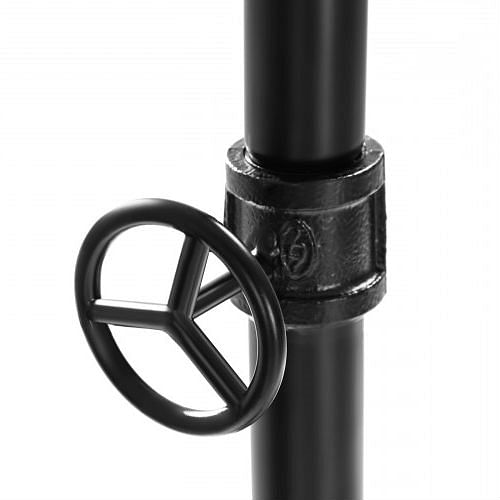 Rustic Industrial Laundry Pipe Garment Rack Lockable Wheels - Free Shipping 