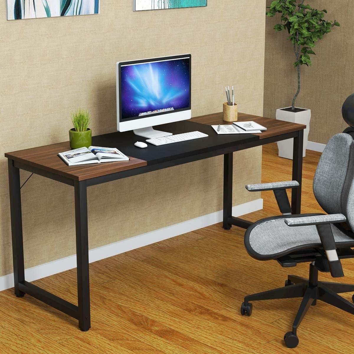 63 Inch Study Writing Desk for Home Office Bedroom - Free Shipping