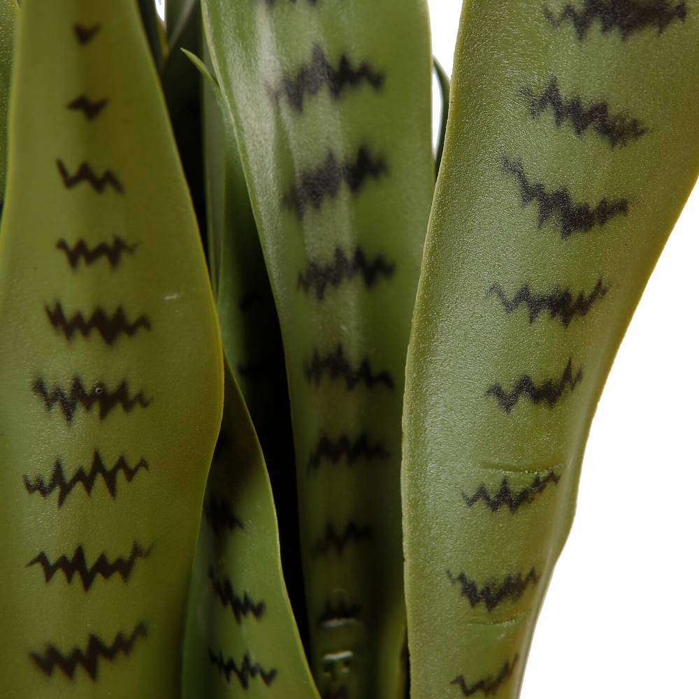 Jose Artificial Snake Sansevieria Dark Green Potted Plant 26" 