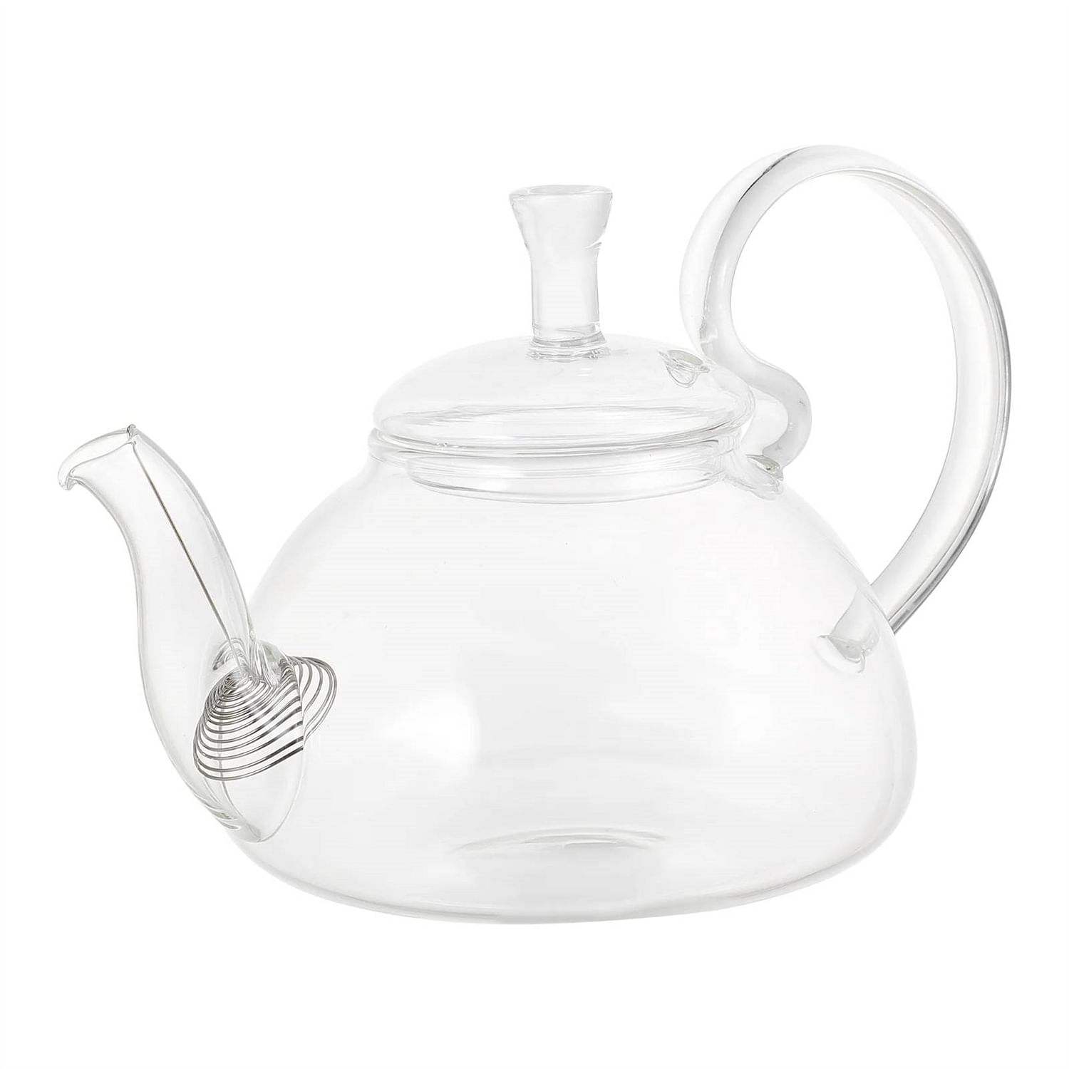 20 oz/600 ml Glass Teapot Removable Metal Spout Hanging Spring - Free Shipping 