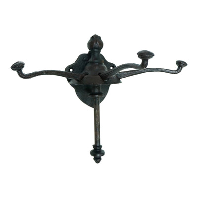 Sliding Coat Hook Black 