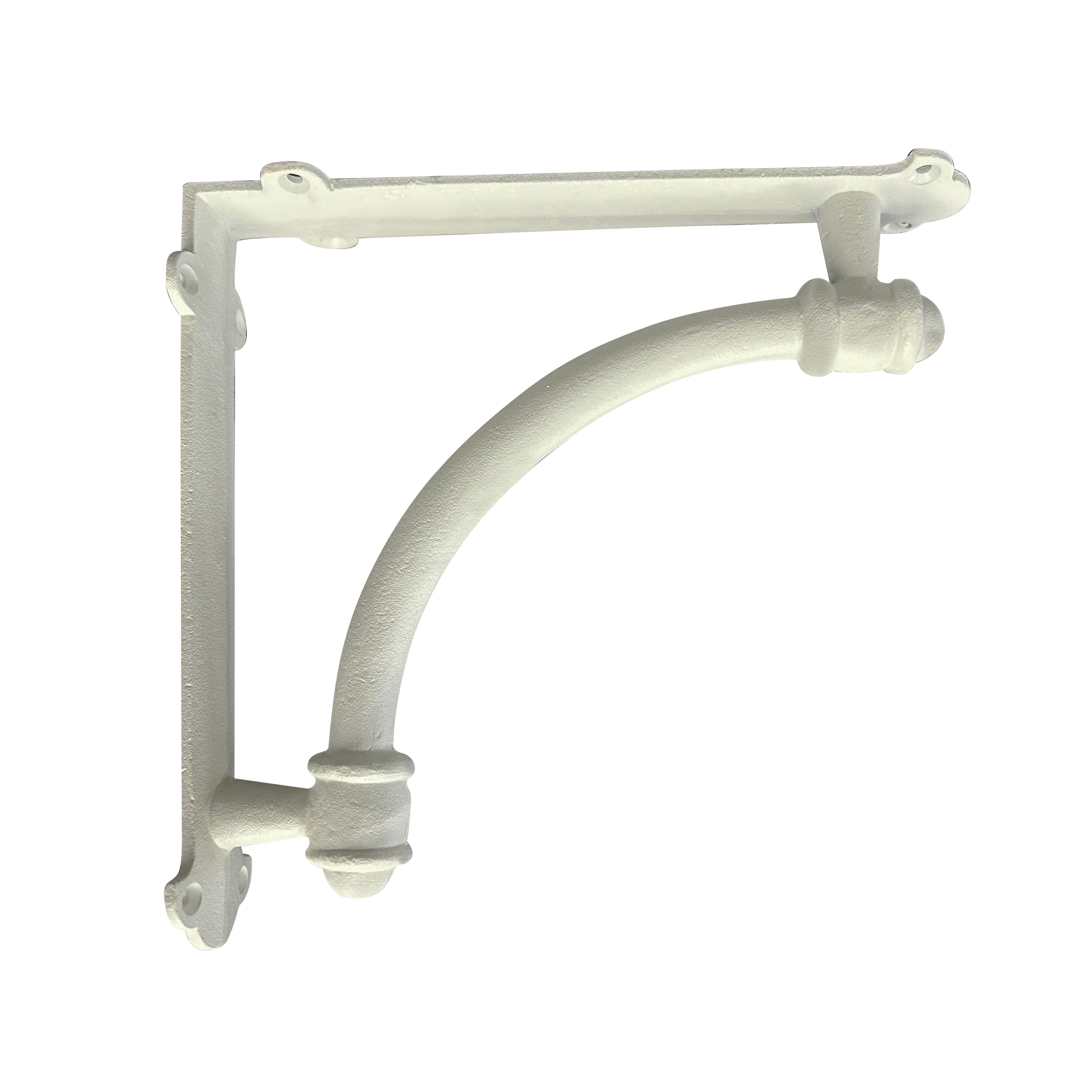 Half-Round Bracket, White 
