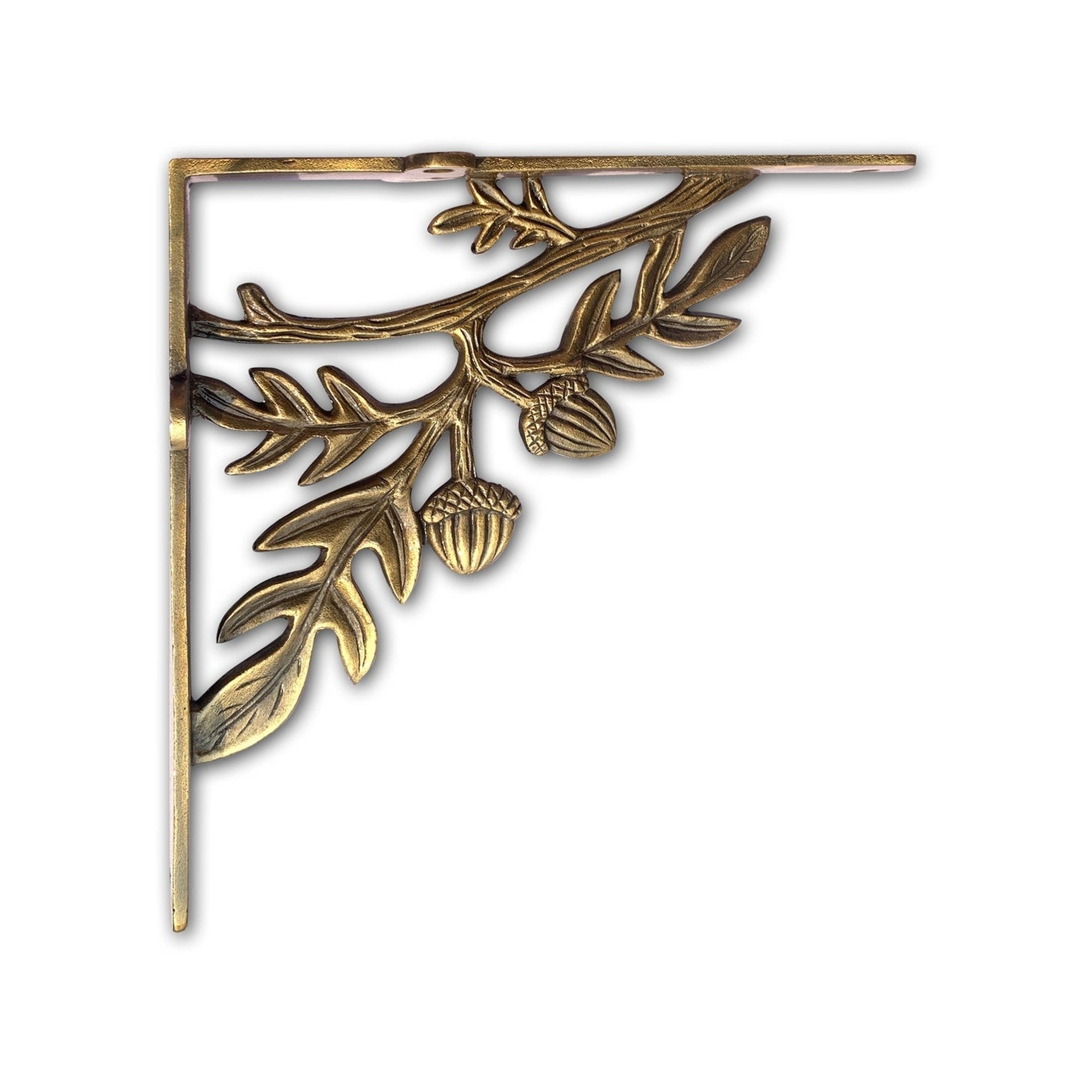 Branch & Twig Bracket, Small, Antique Gold 