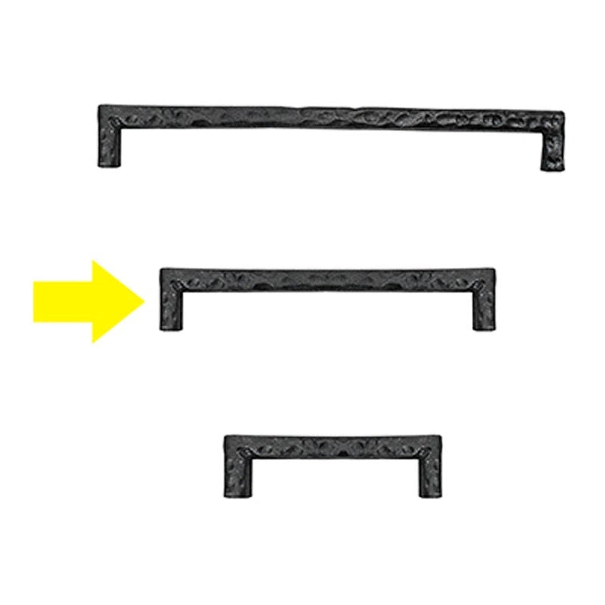 Handle, Rustic Square, M, 8 in 