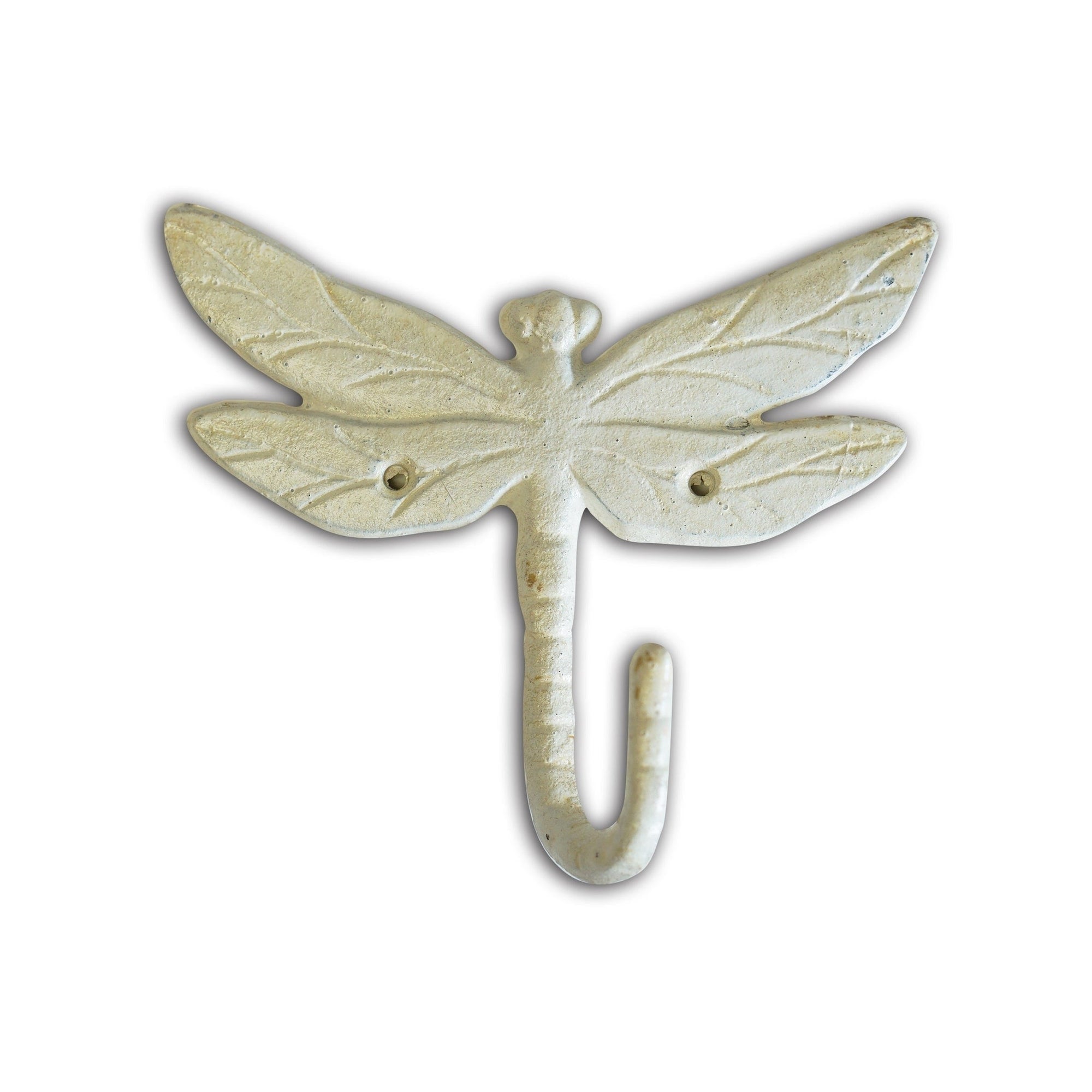 Dragonfly Hook, Antique White 
