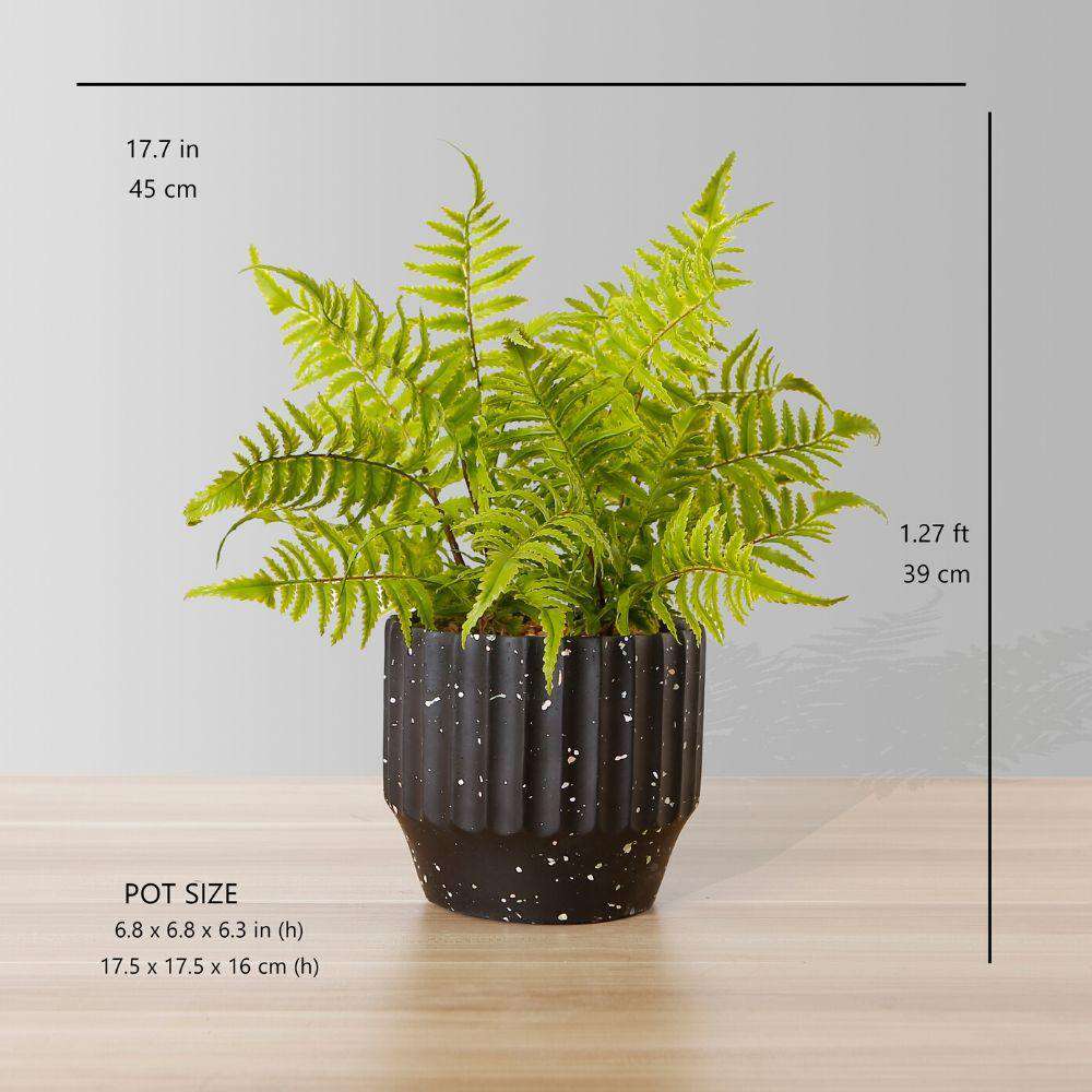 Jula Potted Faux Fern 