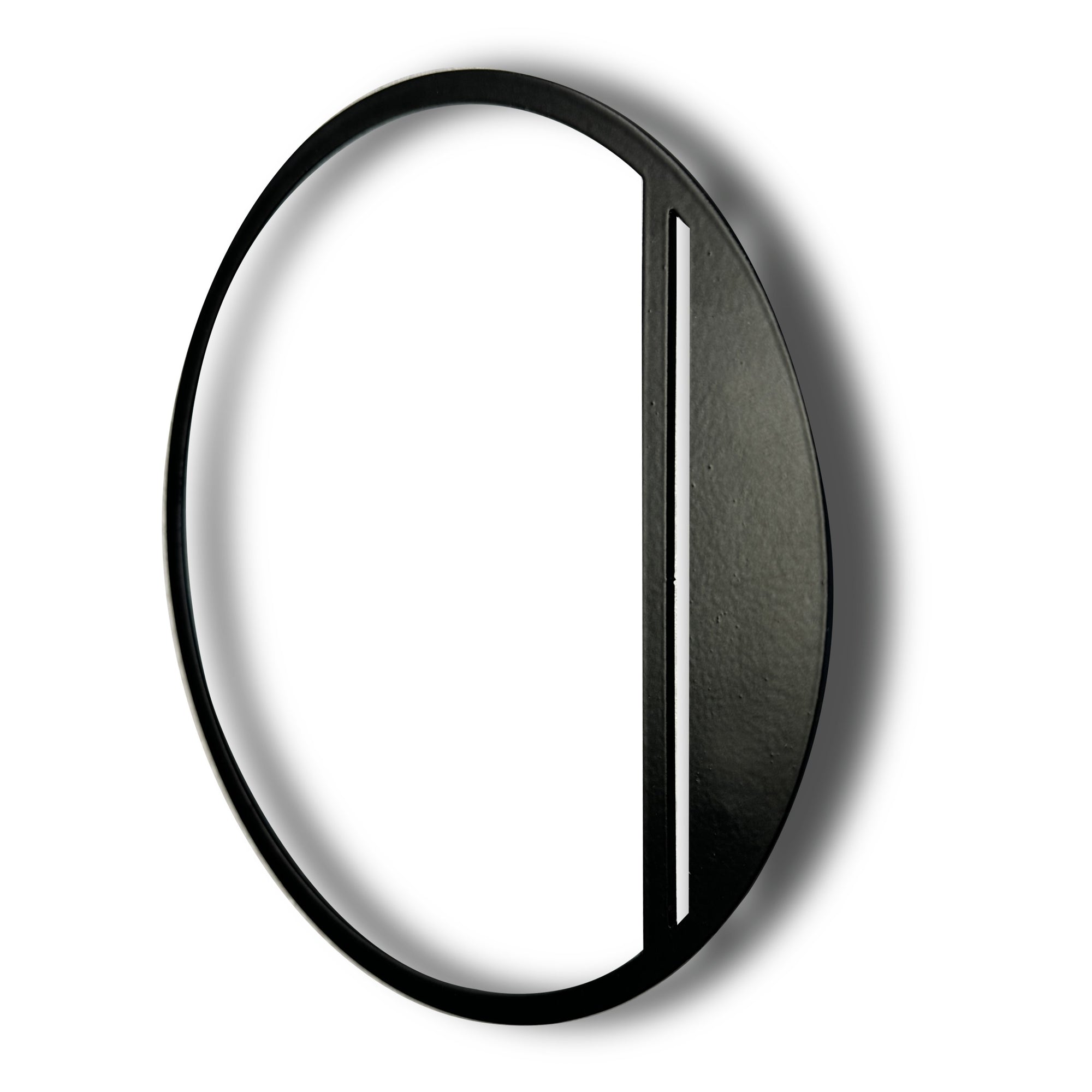 Black Deco Number-0, 6 in 