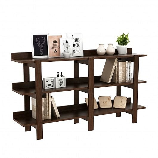 59 Inch Console Table with 3-tier Open Shelf for Front Hall  Hallway and Foyer - Free Shipping