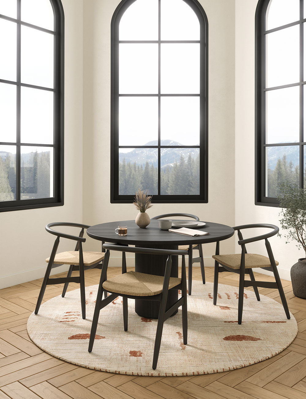 Jama Natural Red Rug 