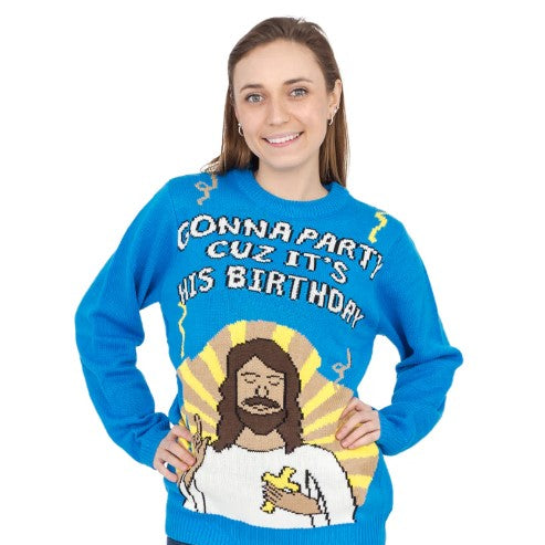 Jesus Birthday Party Sweater 