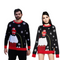 Couple Leaky Roof Funny Christmas Sweater Humorous Holiday Knit Cozy Festive Jumper Adult Winter Wear