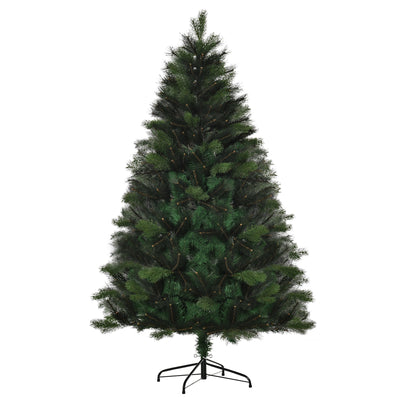 HOMCOM 6FT Artificial Christmas Tree Xmas Tree Holiday Home Decoration with Automatic Open, Green 