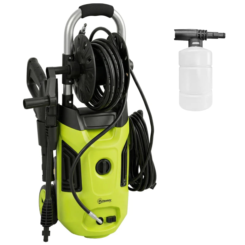 Outsunny Electric Pressure Washer – 2176 PSI High Pressure Power Washer with Adjustable Nozzle