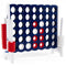 Jumbo 4-to-Score Game Set for Kids and Adults 3.5FT Tall by 4FT Wide Oversized Family Fun Game-White