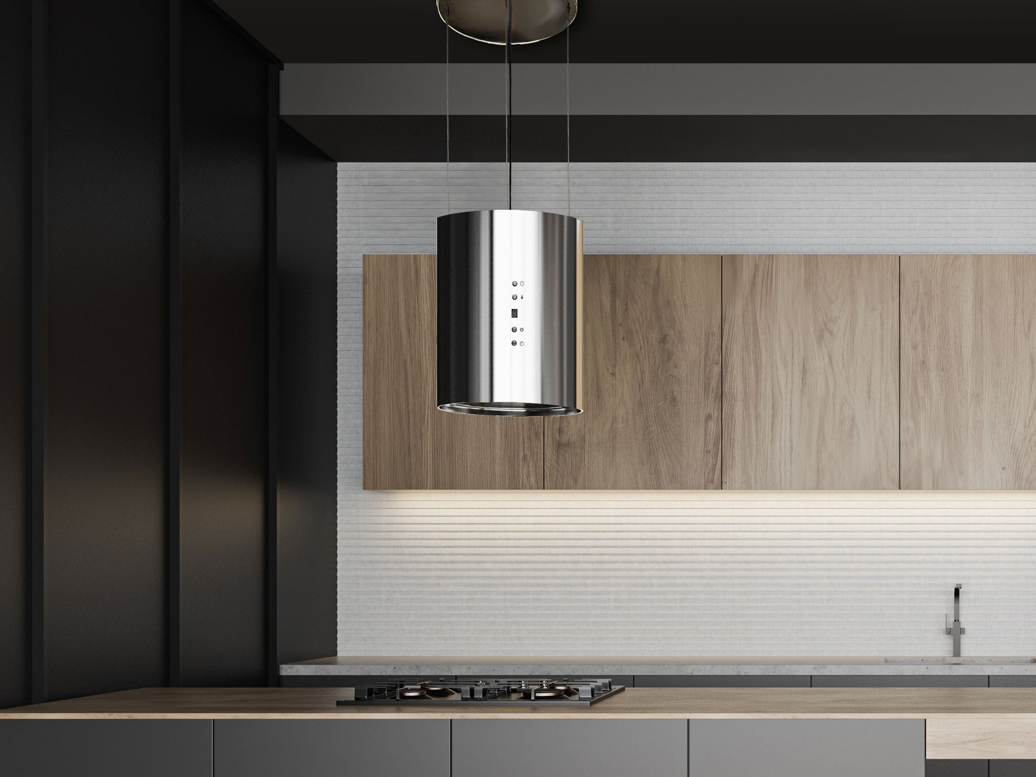 Ductless Range Hood - Island Mount - VICTORY Jupiter 