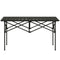 Folding Camping Table with Roll up Top and Carry Bag, Portable Picnic Table for Camping, Picnic, Hiking, Black