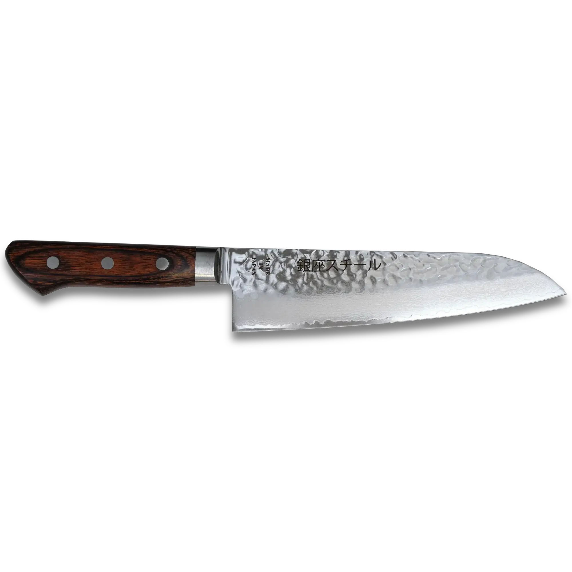 KASUMI 180- Damascus VG10 Santoku Knife 180mm-MB 