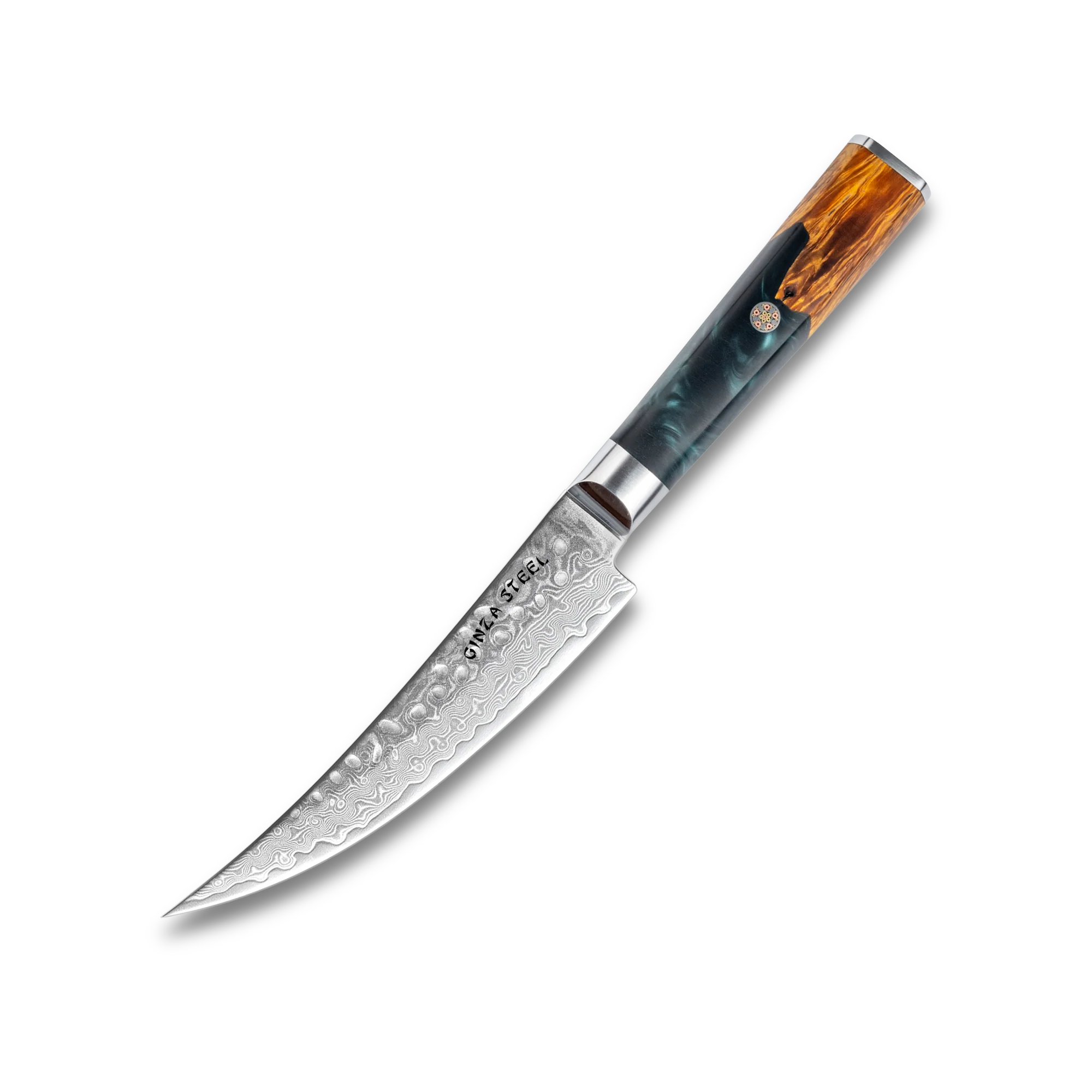 Kaze Katana 6″ Boning Knife | Damascus Steel by Ginza Steel 