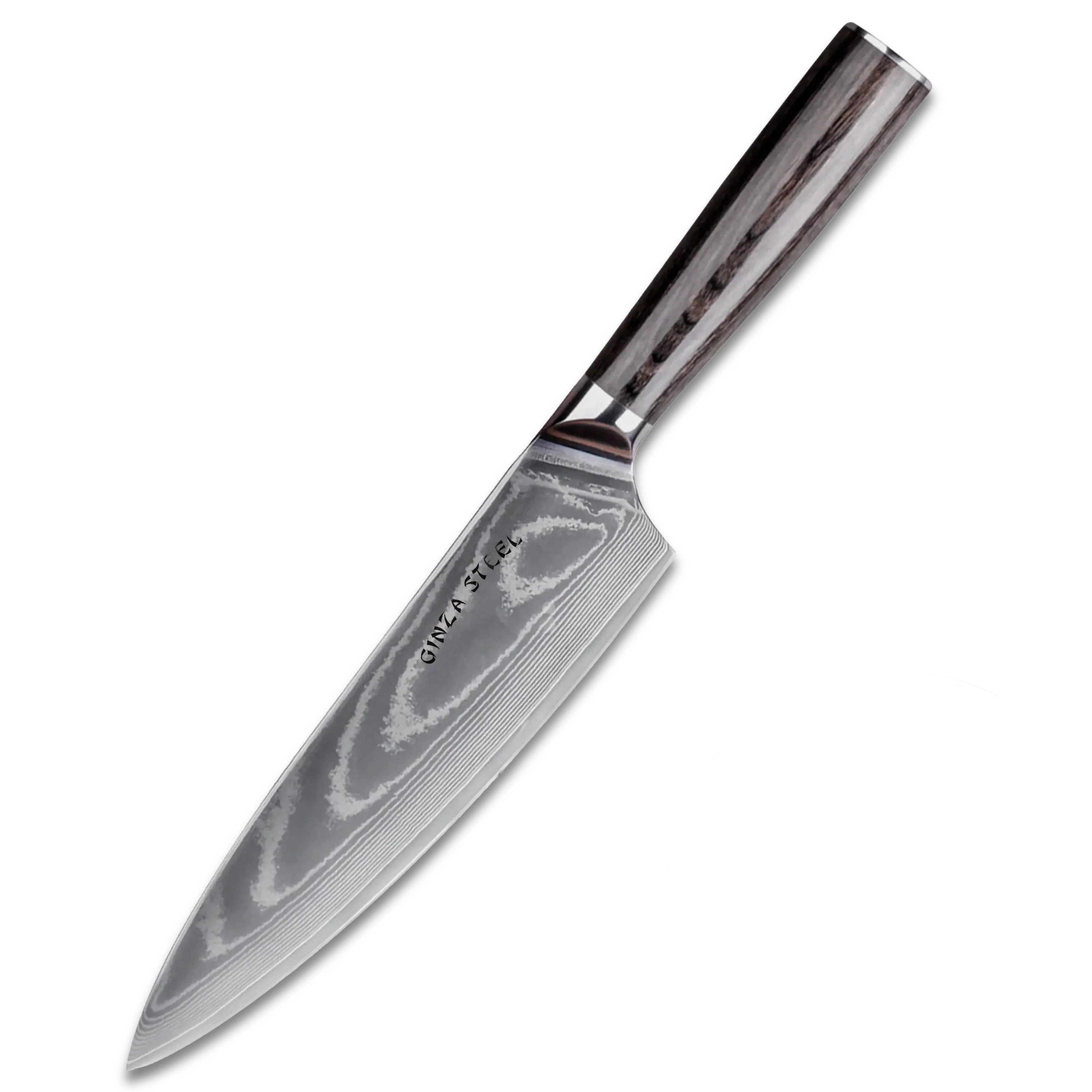 LUCIA 20 | Chef Knife 8Cr18Mov Steel Core / Pakka wood handle 