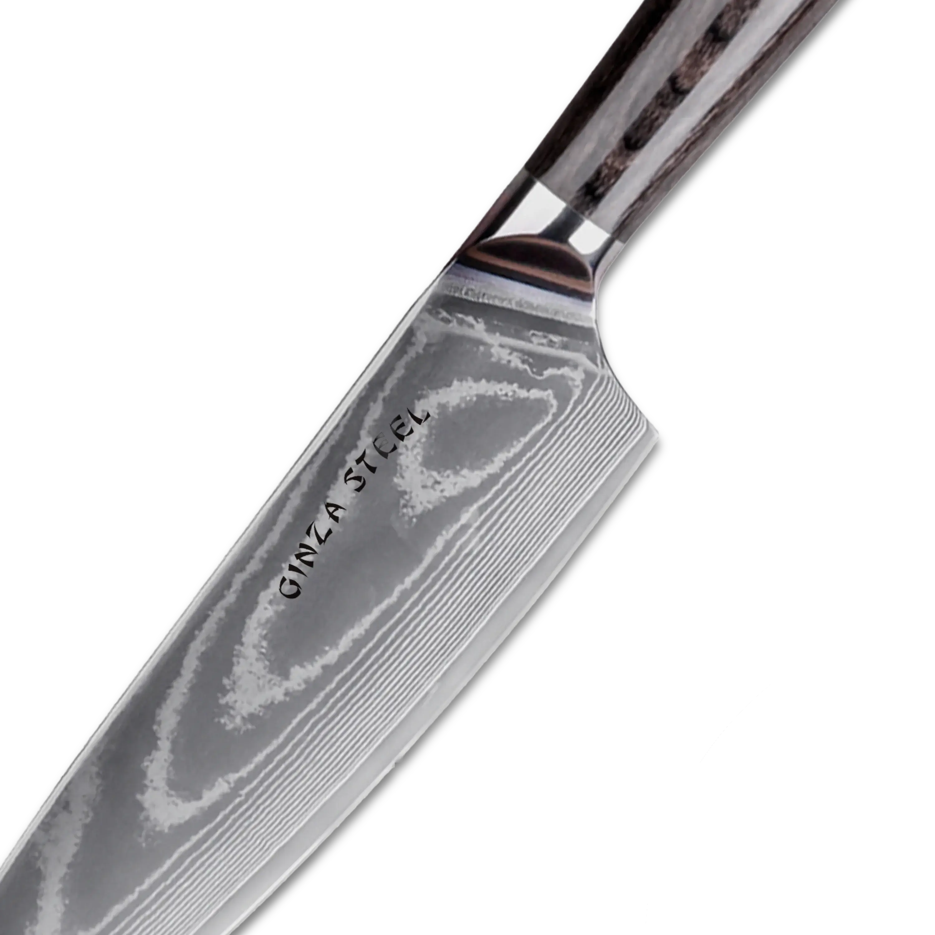 LUCIA 20 | Chef Knife 8Cr18Mov Steel Core / Pakka wood handle 