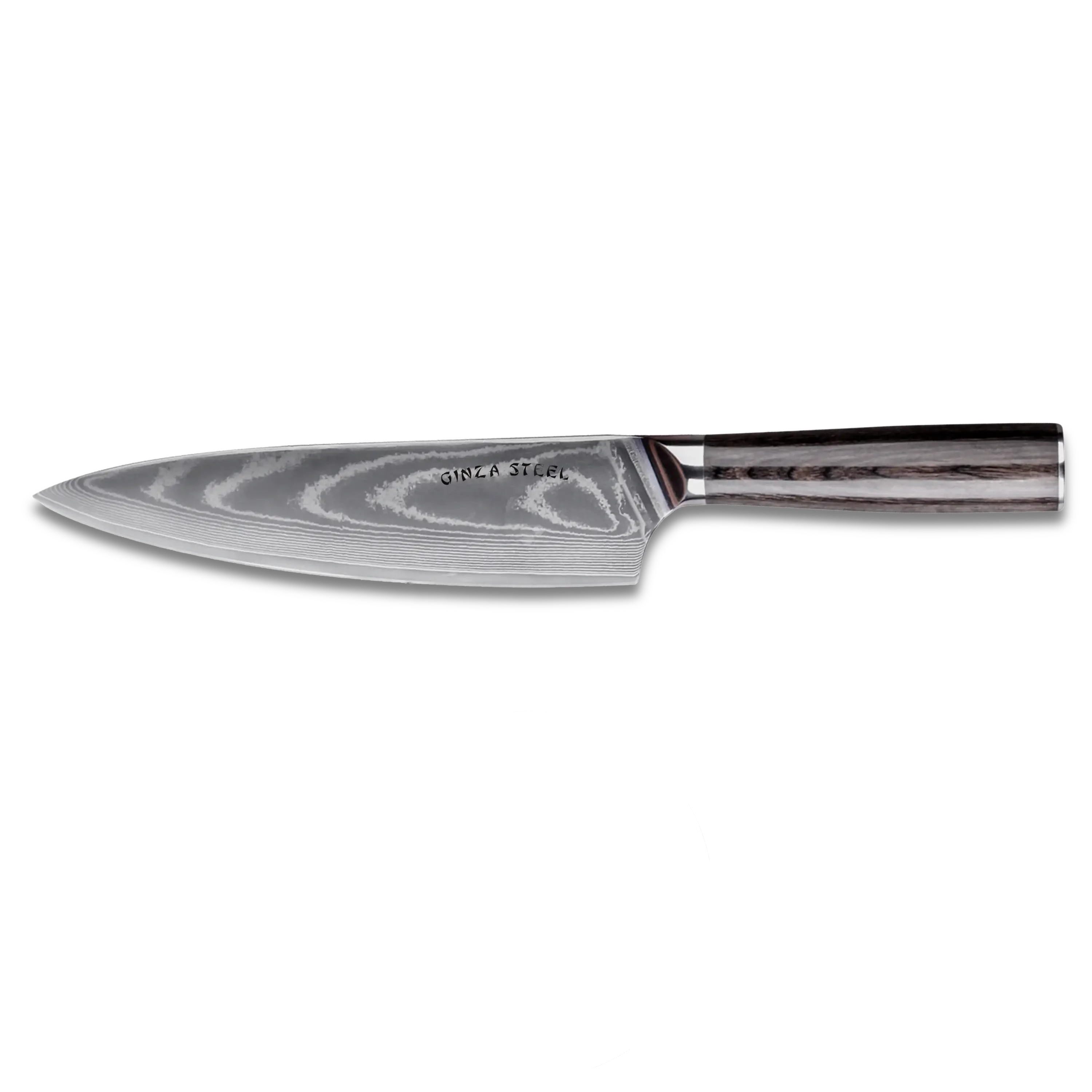 LUCIA 20 | Chef Knife 8Cr18Mov Steel Core / Pakka wood handle 