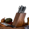 HAGAKURE SIX | Essential 6 pcs Knife set | 4 Knives, 1 Shears with Wood Block