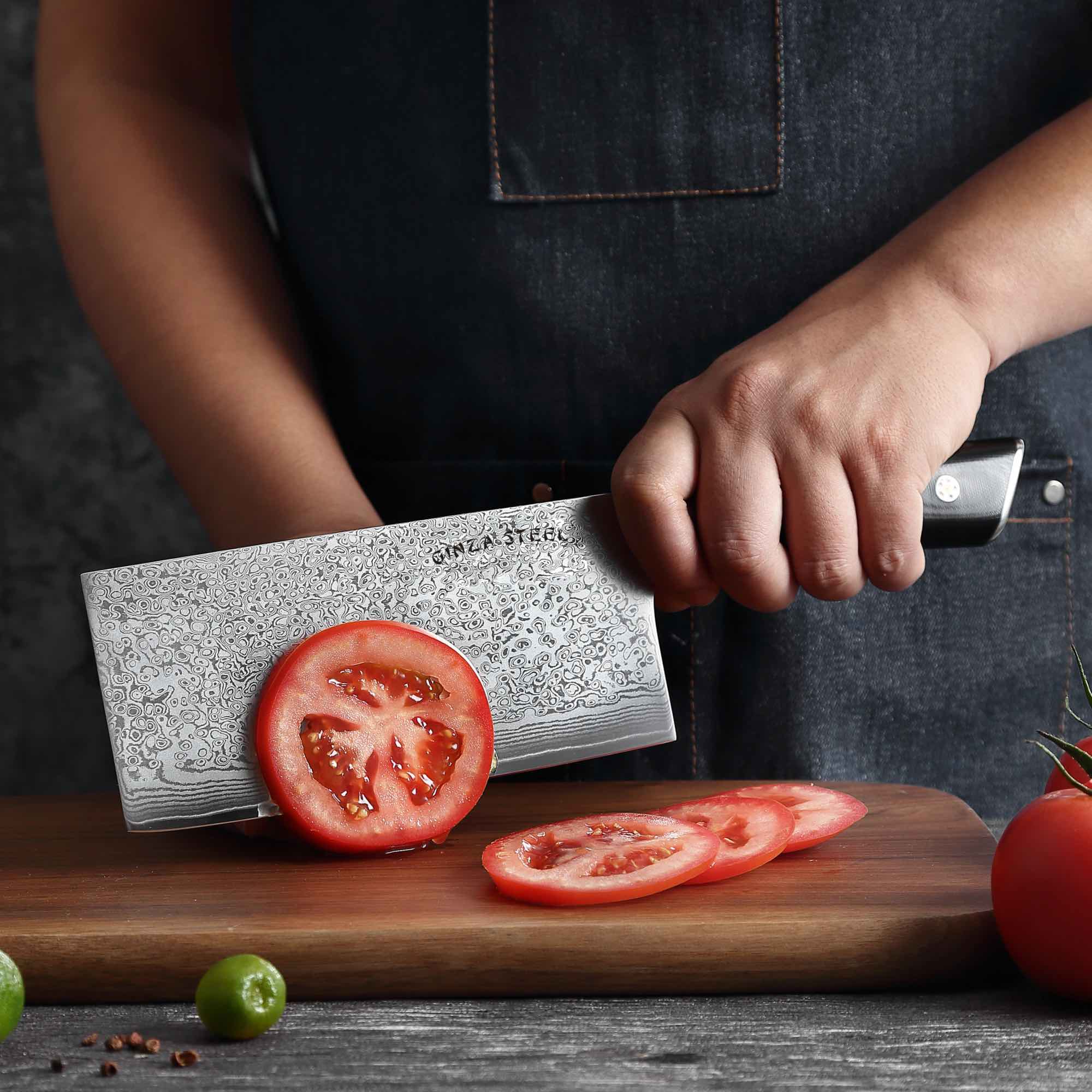 HAGAKURE SIX | Essential 6 pcs Knife set | 4 Knives, 1 Shears with Wood Block 