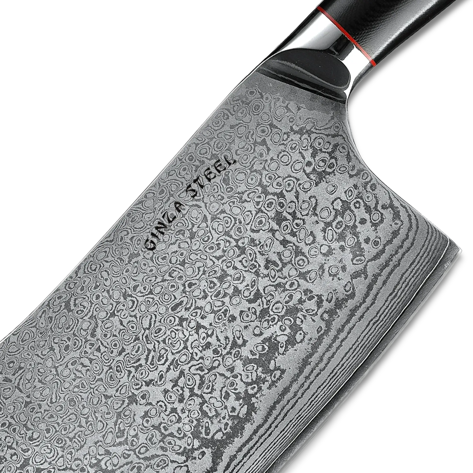 HAGAKURE Y | Chopping Knife 7" Damascus AUS 10 Steel 
