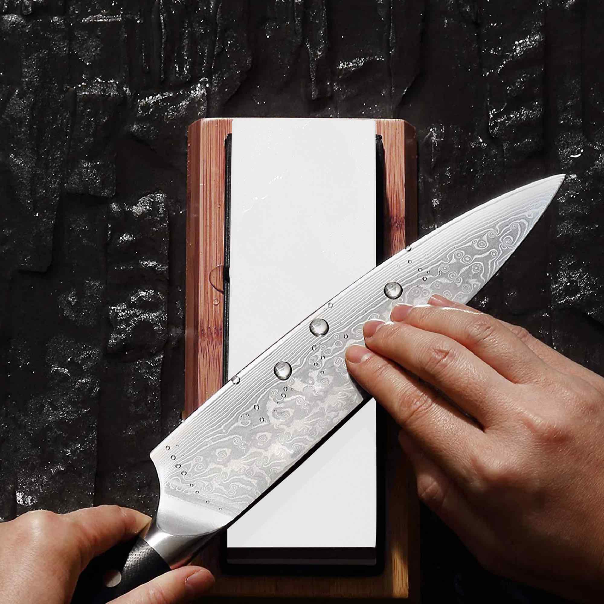 KC Series Whetstone | Dimond Grit 1000/6000 With Silicon Pedestal 