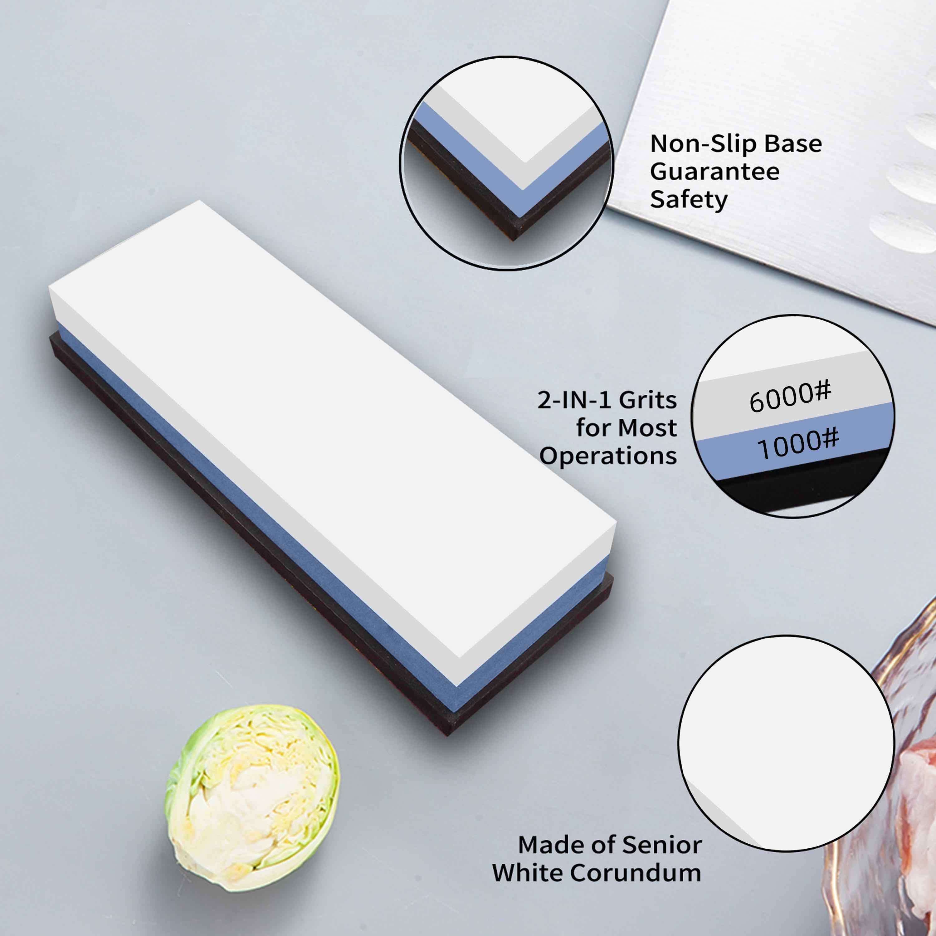 KC Series Whetstone | Dimond Grit 1000/6000 With Silicon Pedestal 