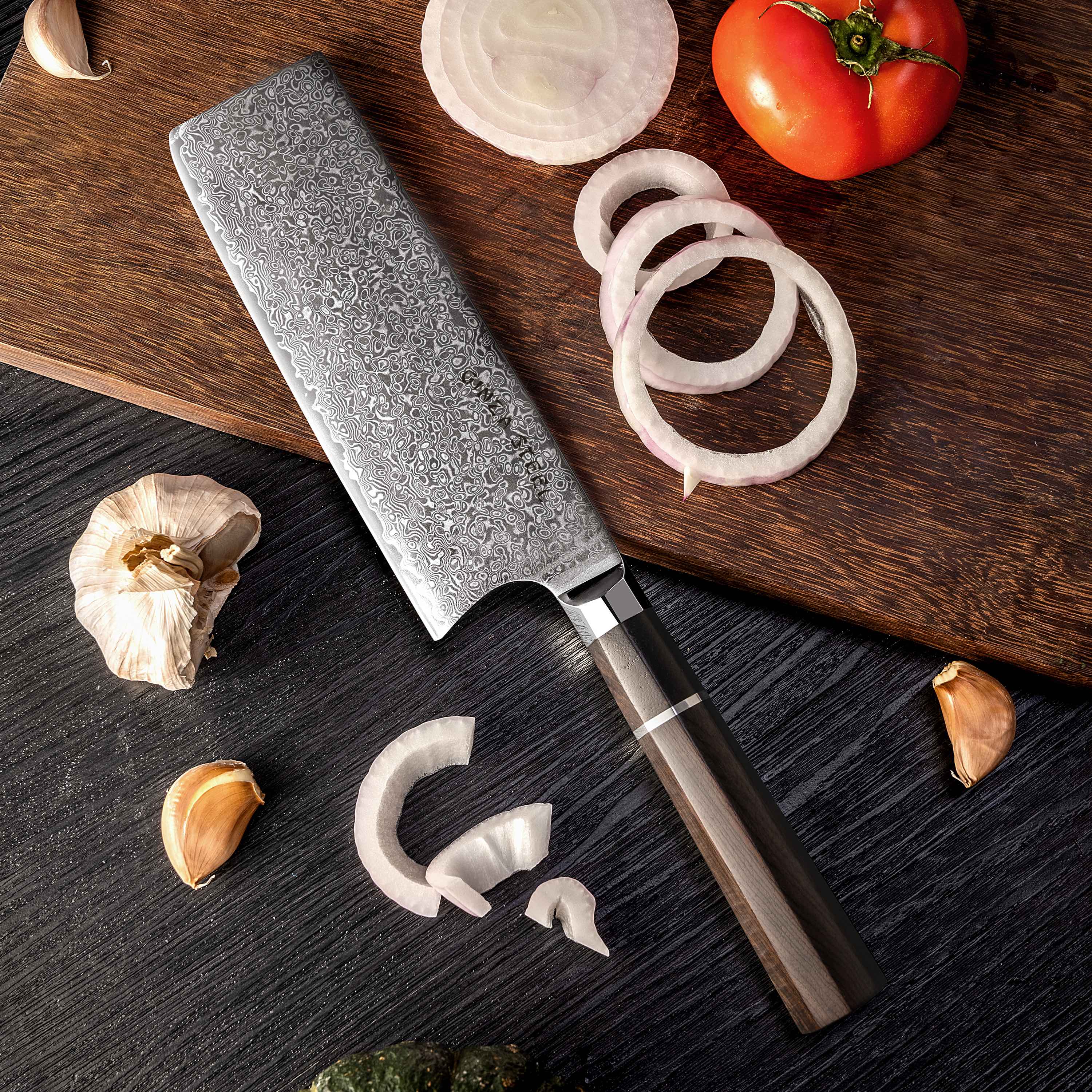 KASAI KOGATANA FIVE | Essential 5 pcs Knife set | 4 Knives with Magnetic Wood Block 