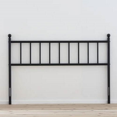 King size Traditional Farmhouse Headboard in Matte Black Metal Finish - Free Shipping 