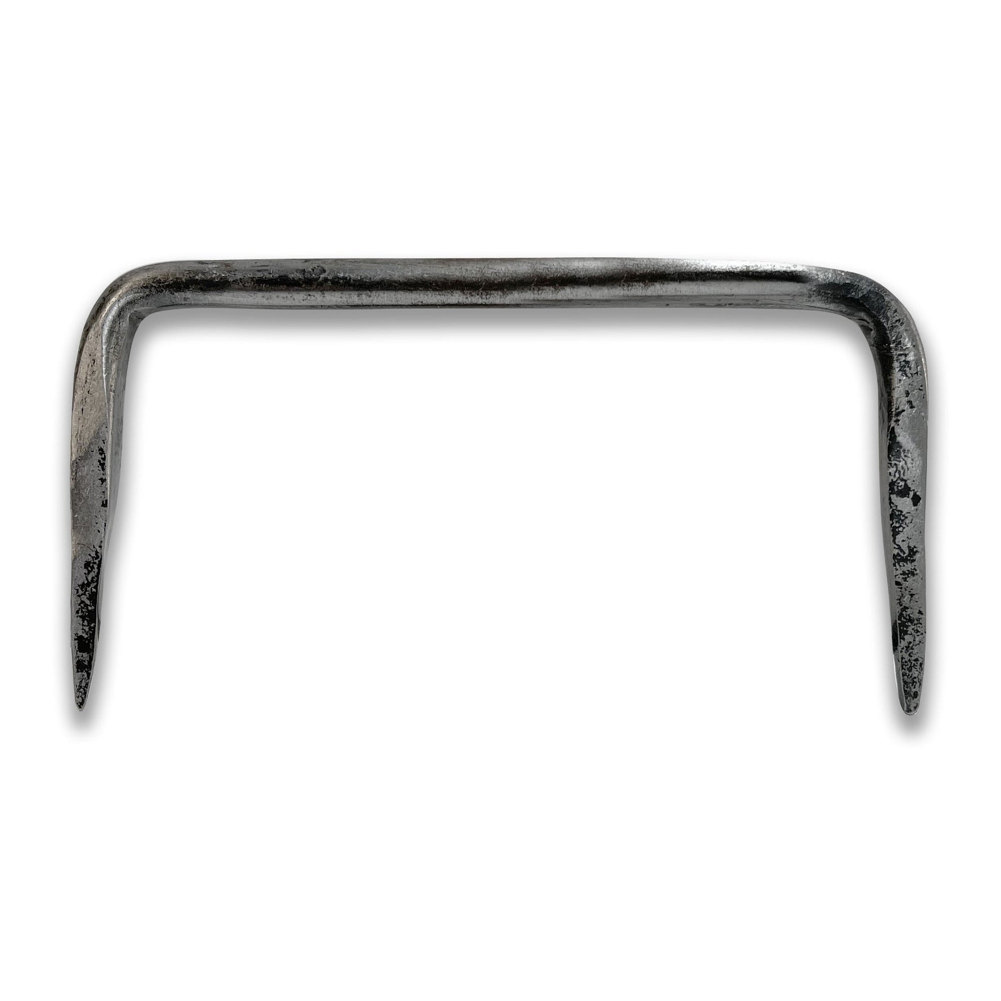 Hand-Forged Iron Handle with Pointed Tips 