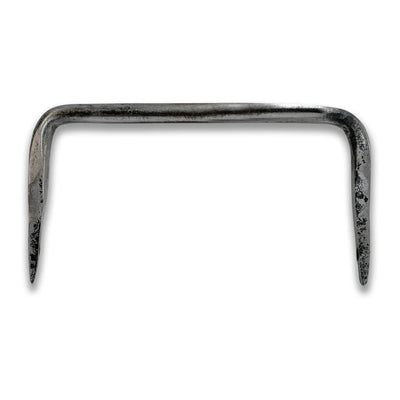 Hand-Forged Iron Handle with Pointed Tips 