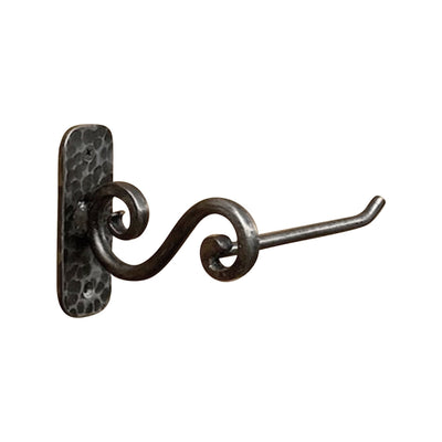Forged Hand-Made Toilet Roll Holder, Antique Metal 