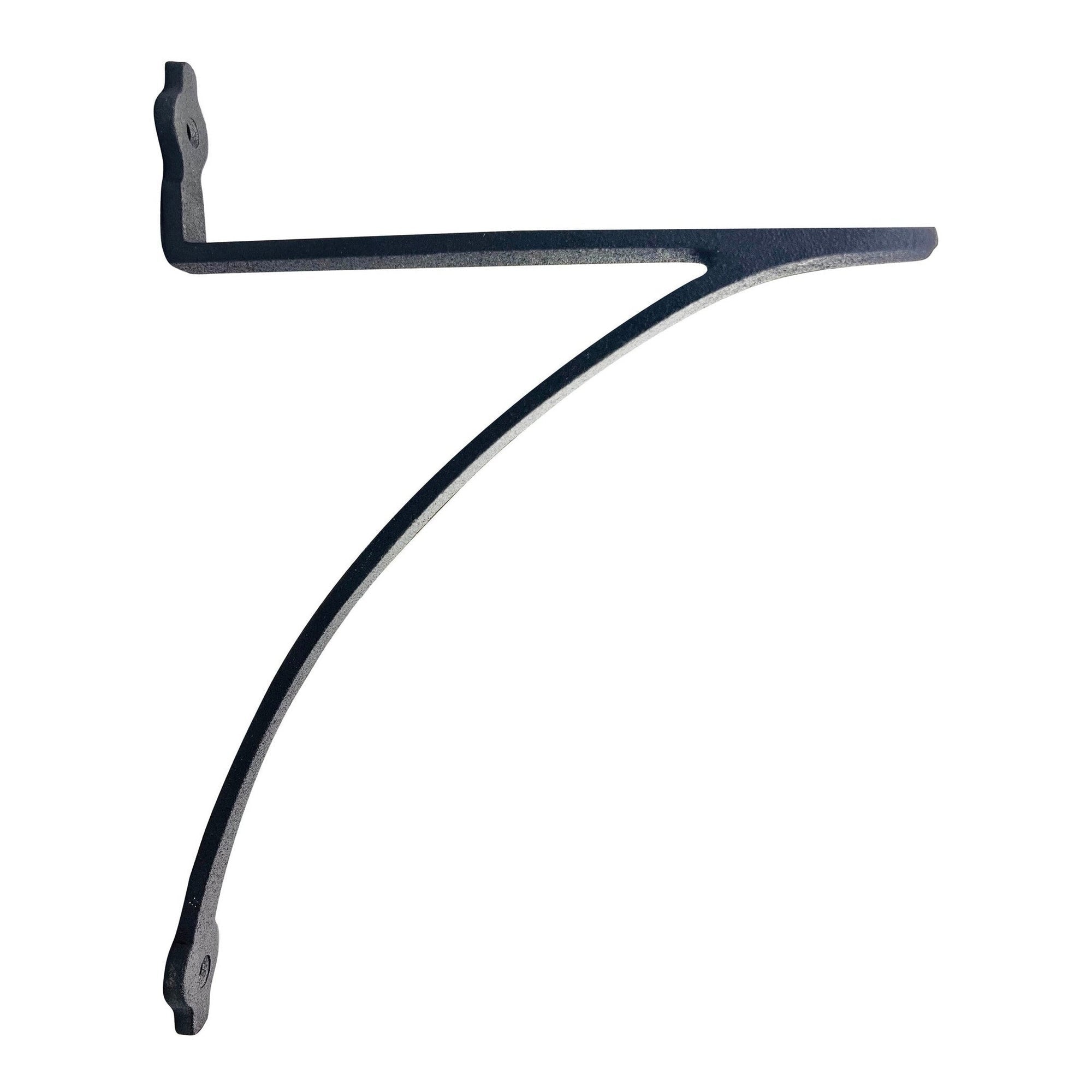 Shelf Bracket, Flat Black Finish 