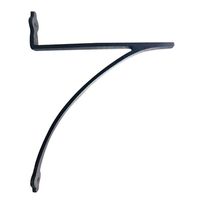 Shelf Bracket, Flat Black Finish 