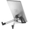 KEKO Universal Tablet Stand - Transparent | Sleek & Foldable (Carton Packaging)