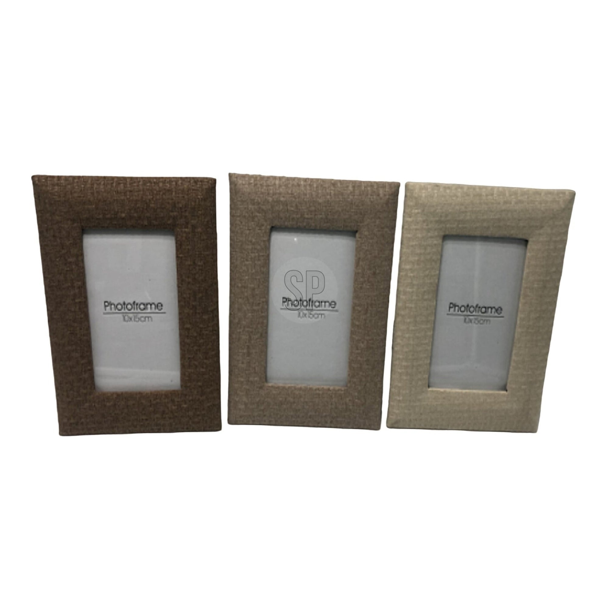 Photoframe, Mdf With Fabric, 3 Ass. Colors 