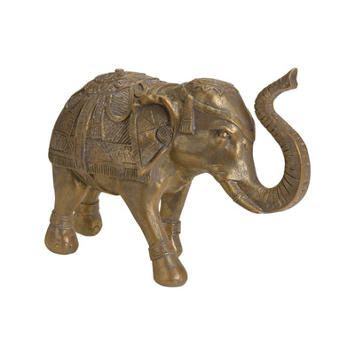Elephant Polystone Gold, Polystone 