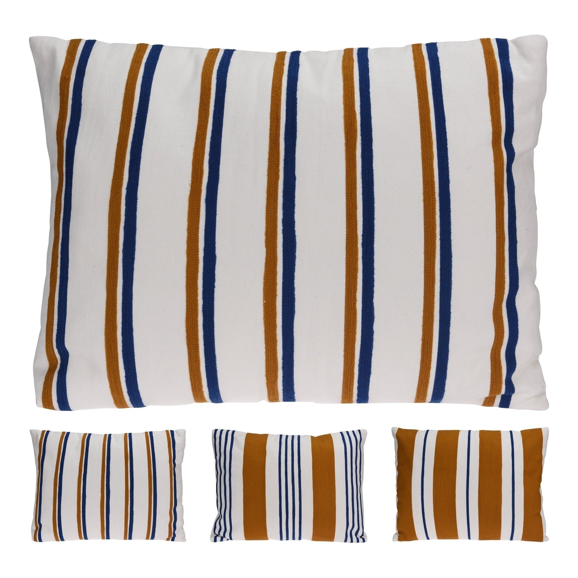 Stripe Cushion 45X60Cm, 3 Assorted 