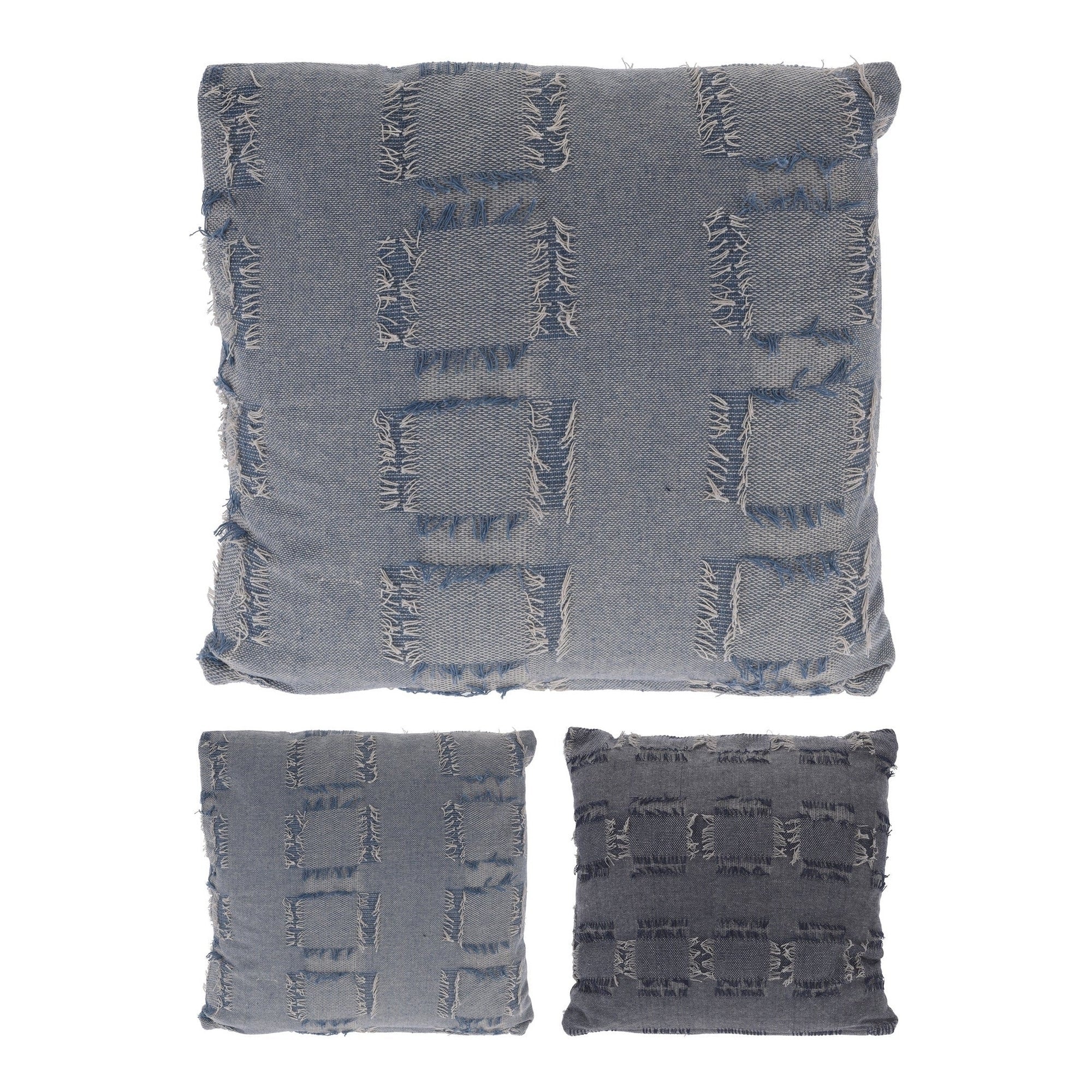 Cushion 45X45Cm, 100 %Cotton Cut Threa 