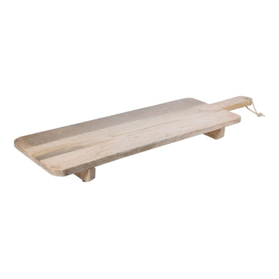 Serving Tray On 2 Legs, Mango Wood, S 